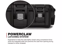 Nanuk 904 waterproof hard case w/foam & w/meyer logo - black, interior: 8.4 x 6 x 3.7in