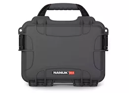 Nanuk 904 waterproof hard case - graphite, interior: 8.4 x 6 x 3.7in