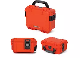 Nanuk 904 waterproof hard case - orange, interior: 8.4 x 6 x 3.7in