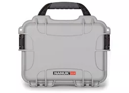 Nanuk 904 waterproof hard case - silver, interior: 8.4 x 6 x 3.7in