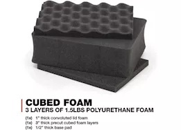Nanuk 905 waterproof hard case w/foam - graphite, interior: 9.4 x 7.4 x 5.5in