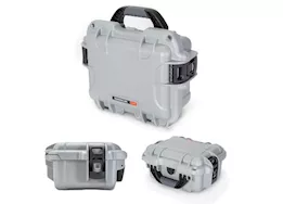 Nanuk 905 waterproof hard case - silver, interior: 9.4 x 7.4 x 5.5in