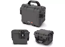 Nanuk 908 waterproof hard case w/foam - graphite, interior: 9.5 x 7.5 x 7.5in