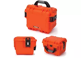 Nanuk 908 waterproof hard case w/foam - orange, interior: 9.5 x 7.5 x 7.5in