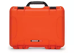 Nanuk 910 waterproof hard case w/foam - orange, interior: 13.2 x 9.2 x 4.1in