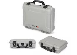 Nanuk 910 waterproof hard case w/foam - silver, interior: 13.2 x 9.2 x 4.1in