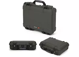 Nanuk 910 waterproof hard case - olive, interior: 13.2 x 9.2 x 4.1in