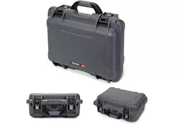 Nanuk 915 waterproof hard case w/padded divider - graphite, interior: 13.8 x 9.3 x 6.2in