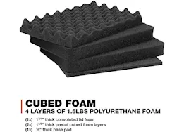 Nanuk 915 waterproof hard case w/foam - black, interior: 13.8 x 9.3 x 6.2in