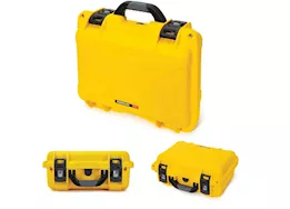 Nanuk 915 waterproof hard case - yellow, interior: 13.8 x 9.3 x 6.2in