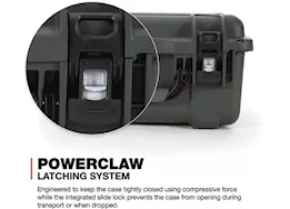 Nanuk 918 waterproof hard case w/padded divider - olive, interior: 14.9 x 9.8 x 8.6in