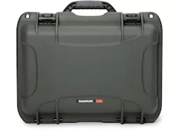 Nanuk 918 waterproof hard case - olive, interior: 14.9 x 9.8 x 8.6in