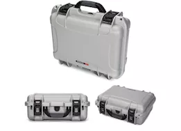 Nanuk 920 waterproof hard case w/padded divider - silver, interior: 15 x 10.5 x 6.2in