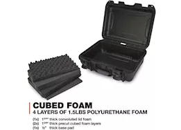 Nanuk 920 waterproof hard case w/foam - black, interior: 15 x 10.5 x 6.2in