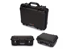 Nanuk 920 waterproof hard case w/lid org./divider - black, interior: 15 x 10.5 x 6.2in