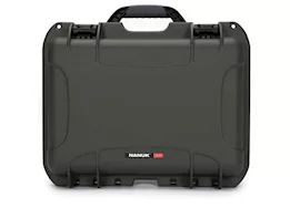 Nanuk 920 waterproof hard case w/lid org./divider - olive, interior: 15 x 10.5 x 6.2in