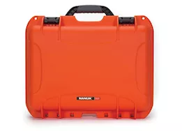 Nanuk 920 waterproof hard case w/lid org./divider - orange, interior: 15 x 10.5 x 6.2in