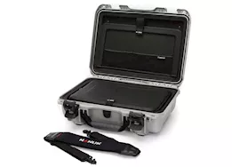 Nanuk 923 waterproof hard case w/laptop kit, w/strap - silver, interior: 16.7 x 11.3 x 5.4in
