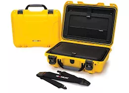 Nanuk 923 waterproof hard case w/laptop kit, w/strap - yellow, interior: 16.7 x 11.3 x 5.4in