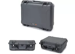 Nanuk 930 waterproof hard case w/padded divider - graphite, interior: 18 x 13 x 6.9in