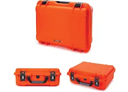 Nanuk 930 waterproof hard case w/padded divider - orange, interior: 18 x 13 x 6.9in