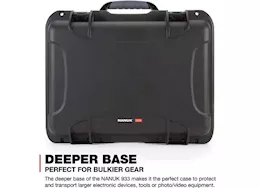 Nanuk 933 waterproof hard case w/foam - black, interior: 18 x 13 x 9.5in