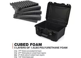 Nanuk 933 waterproof hard case w/foam - black, interior: 18 x 13 x 9.5in