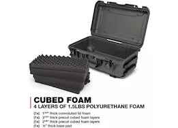 Nanuk 935 waterproof hard case w/foam - graphite, interior: 20.5 x 11.3 x 7.5in