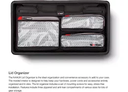 Nanuk 935 waterproof hard case w/lid org./foam - graphite, interior: 20.5 x 11.3 x 7.5in