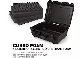 Nanuk 940 waterproof hard case w/foam - black, interior: 20 x 14 x 8in