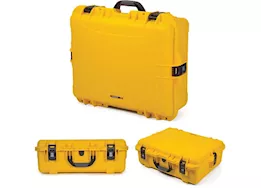 Nanuk 945 waterproof hard case w/padded divider - yellow, interior: 22 x 17 x 8.2in