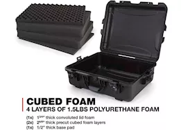 Nanuk 945 waterproof hard case w/foam - black, interior: 22 x 17 x 8.2in