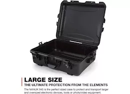Nanuk 945 waterproof hard case - black, interior: 22 x 17 x 8.2in