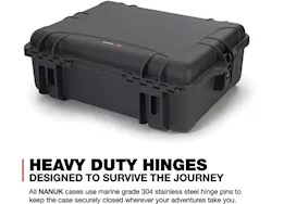 Nanuk 945 waterproof hard case - black, interior: 22 x 17 x 8.2in