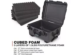 Nanuk 950 waterproof hard case w/foam - graphite, interior: 20.5 x 15.3 x 10.1in