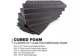 Nanuk 965 waterproof hard case w/foam - black, interior: 29 x 18 x 14in