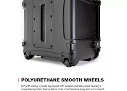Nanuk 970 waterproof hard case w/foam - black, interior: 24 x 24 x 14.15in