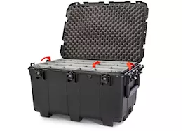 Nanuk case 975-no wheels (t)wo many carry, w/padded divider-black, interior: 30 x 21 x 18in