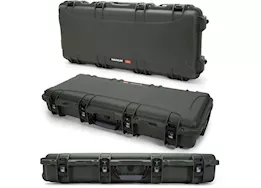 Nanuk 985 waterproof hard case w/foam - olive, interior: 36.5 x 14 x 6in