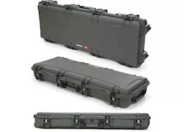 Nanuk 990 waterproof hard case - olive, interior: 44 x 14.5 x 6in