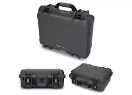 Nanuk 920 waterproof hard case w/lid org./sony a7 - graphite, interior: 15 x 10.5 x 6.2in