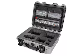 Nanuk 920 waterproof hard case w/lid org./sony a7 - silver, interior: 15 x 10.5 x 6.2in