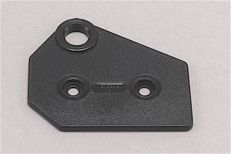 Norcold BLACK LEFT HAND HINGE PLATE FOR REFRIGERATORS IN TRAILERS/CAMPERS/RVS