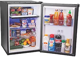 Norcold Refrigerator/freezer, 3.3 cu ft, ac/dc, black