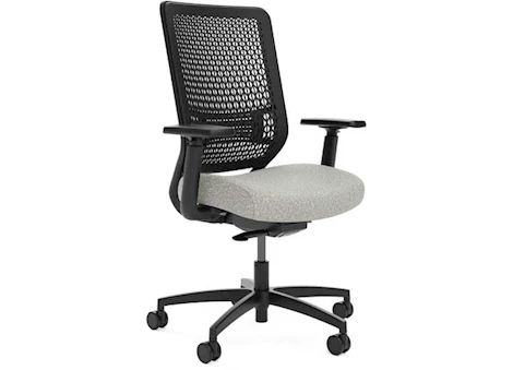 Genus High Back Elastomer Office Chair with Black Base