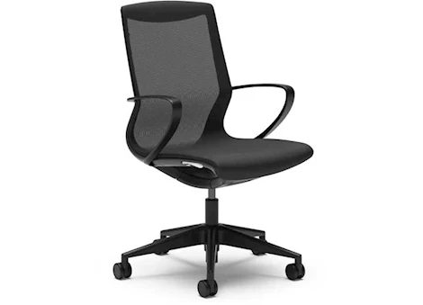 Pret Mid Back Office Chair with Black Base