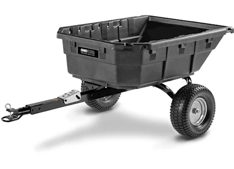 Ohio Steel Industries 15 cu ft poly swivel hybrid tractor/atv/utv cart-1250lbs capacity-black Main Image