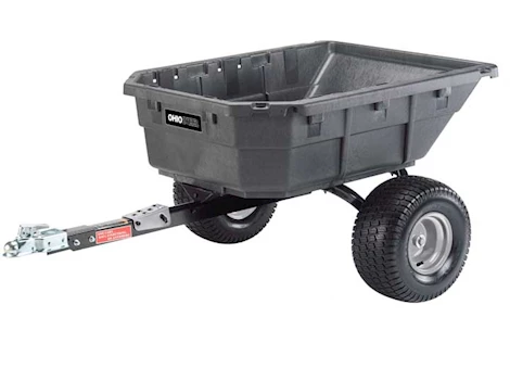 Ohio Steel Industries 15CUFT POLY SWIVEL ATV CART-1250LBS CAPACITY-BLACK