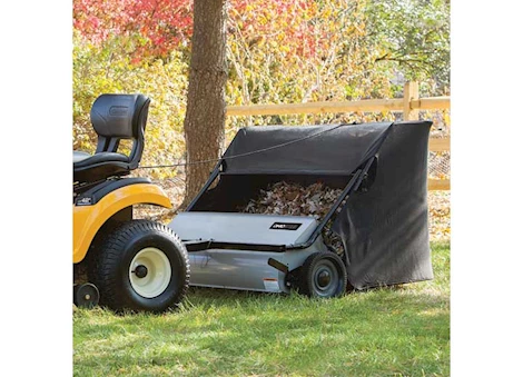 Ohio Steel Industries 50IN 26 CU FT LAWN SWEEPER W/SPIRAL BRUSH-GREY