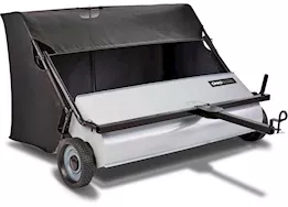 Ohio Steel Industries 50in 26 cu ft lawn sweeper w/spiral brush-grey